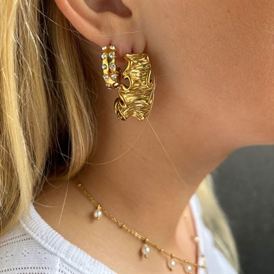 WOLFF JEWELRY RUST HOOPS - 1041