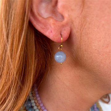  Wolff Jewelry Jusi pearl earring ice blue - 1301