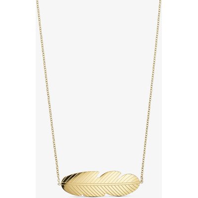 WOLFF JEWELRY LEAFY NECKLACE GOLD - 1197
