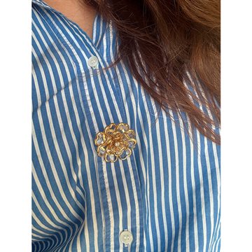 WOLFF JEWELRY BUTTTON COVER BIG FLOWER CLEAR - 1269