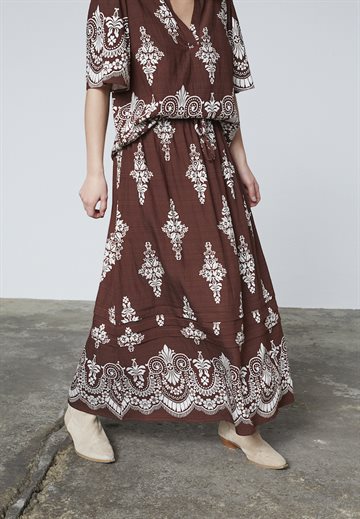 LOVE & DIVINE NEDERDEL LOVE1369 - BROWN/PAISLEY