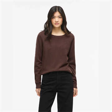  VILA RIL COFFEE BEAN STRIK O-HALS - 14054177