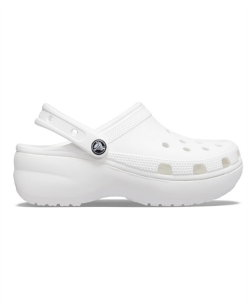 CROCS CLASSIC PLATFORM WHITE CLOG 100 - 206750
