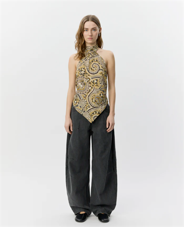 SOFIE SCHNOOR RAESW PAISLEY PRINTED HALTERNECK TOP - S262406