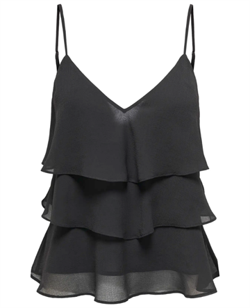 ONLY LINN LIFE FLOUNCE BLACK - 15351364