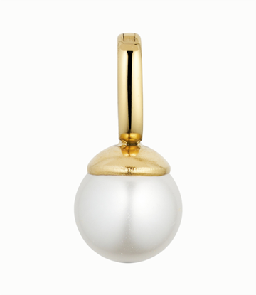 WOLFF JEWELRY SHELL PEARL CHARM G/B - 1173