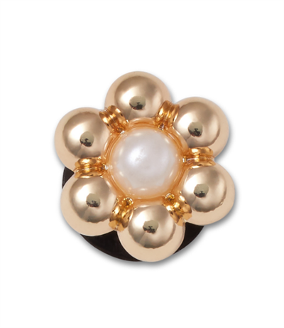  CROCS CHARMS GOLD AND PEARL TINY FLOWER - 10015363
