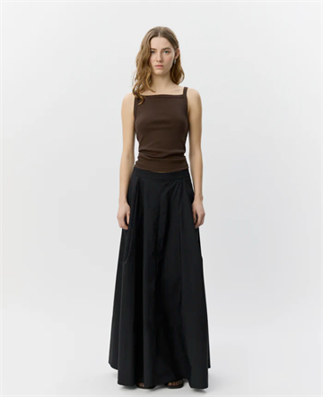  SOFIE SCHNOOR BREESW RIB TANK TOP INTENSE BROWN - S262355