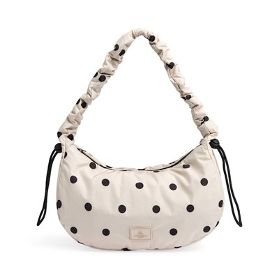 MARKBERG CRAVEMBG BAG, RECYCLED TASKE POLKA DOT CREME - 4794RPV