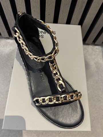 SOFIE SCHNOOR GINASW BLACK SANDAL - T443