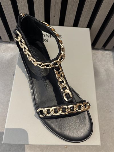 SOFIE SCHNOOR GINASW BLACK SANDAL - T443