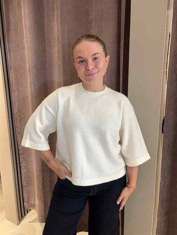 ONLY SIMONI 3/4 PULLOVER KNT NOOS BIRCH MELANGE - 1533199
