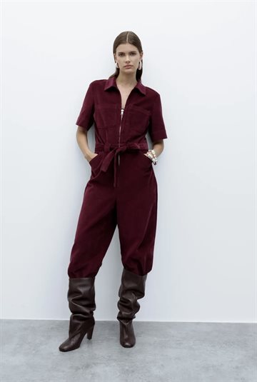 VILA GUNA JUMPSUIT PLUM WINE 14116922