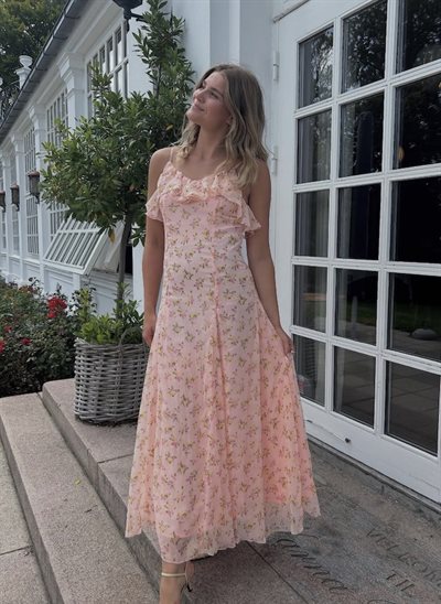 YAS SOIREE STRAP MAXI DRESS S. BLUSHING ROSE - 26040246