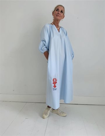 WAUW LOBSTER DRESS LIGHT BLUE 10184