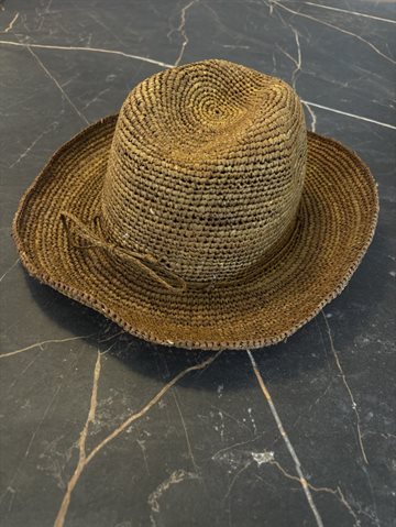 LOVELIES VIVIANI RAFFIA HAT CINNAMON - VIV1435