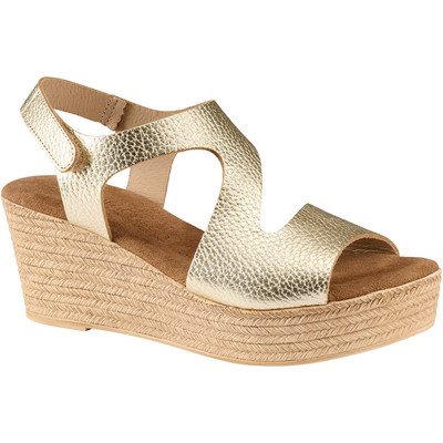 TIM & SIMONSEN KATIA NATURE PLATIONO/GOLD SANDAL - 24J1125