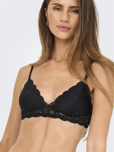 ONLY CHLOE LACE PADDED BRALETTE BLACK - 15112041