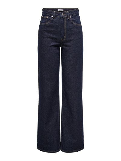  ONLY JUICY DARK BLUE DENIM WIDE RINSE - 15328295