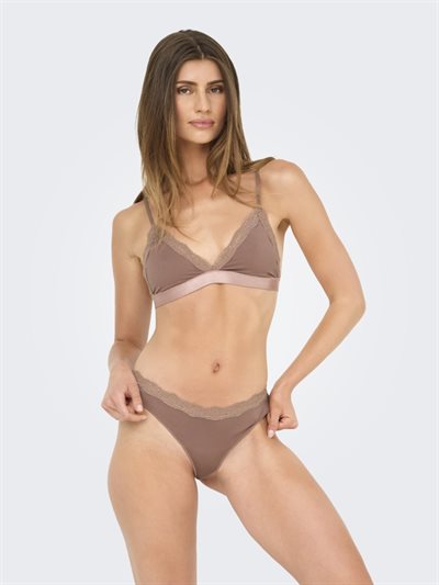  ONLY VICKY LACE THONG 2-PACK COGNAC - 15354513