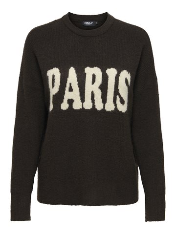  ONLY JERCO PULLOVER COFFEE BEAN PARIS - 15339731