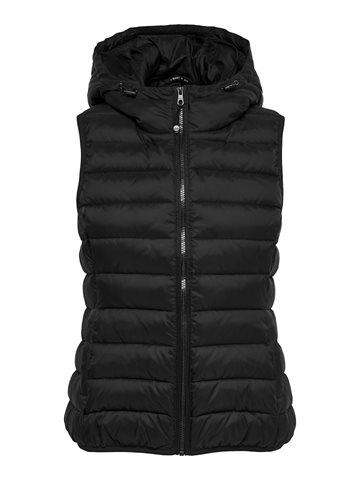 ONLY NEW TAHOE HOOD WAISTCOAT BLACK - 15205760