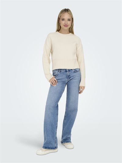  ONLY JUICY LOW WAIST  WIDE LEG LIGHT BLUE DENIM REA365 - 15280466