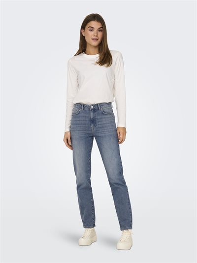 ONLY EMILY STRETCH HW ST AK DNM DOT321 SPECIEL BLUE GREY DENIM - 15283928