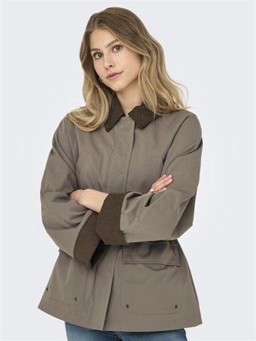 ONLY LEJA ORCHID SPRING LIFE JACKET CHOCOLATE BROWN– 15336401