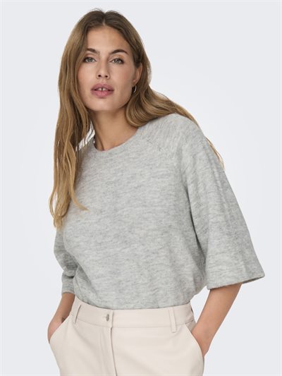 ONLY SIMONI 3/4 STRIK LIGHT GREY/MELANGE- 15333199