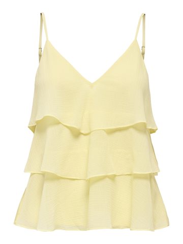 ONLY LINN LIFE FLOUNCE SINGLET DOUBLE CREAM - 15351364