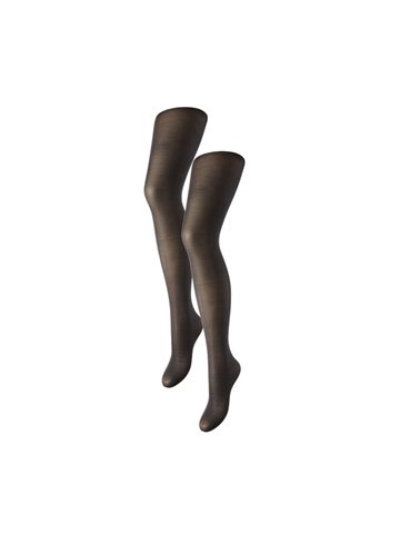 PIECES NEW NIKOLINE 20 DEN STRØMPEBUKSER – 2 PACK SORT- 17091936