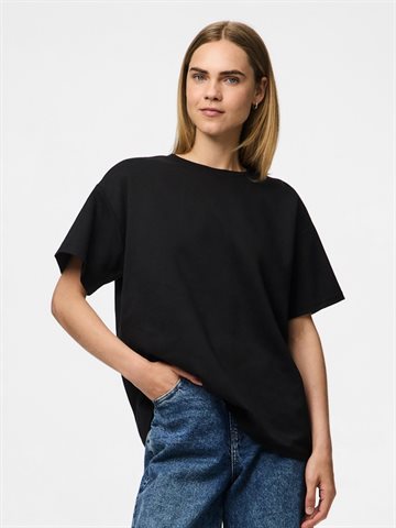  PIECES SKYLAR OVERSIZED T-SHIRT BLACK- 17146654