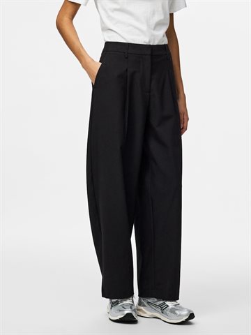 PIECES BOSELLA MW BARREL PANTS BLACK - 17167143 