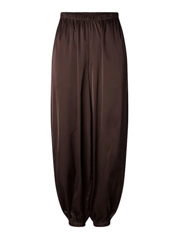 PIECES FESTA MW SATIN BALLOON PANT - 17168741