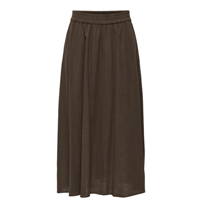 ONLY TIZANA LONG SKIRT WVN NOOS CHOCOLATE MARTINI  - 15372613