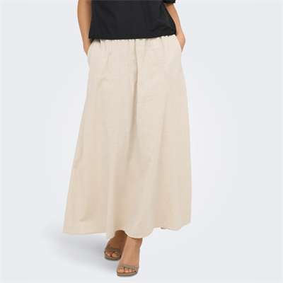 ONLY TIZANA LONG SKIRT WVN NOOS SILVER LINING - 15372613