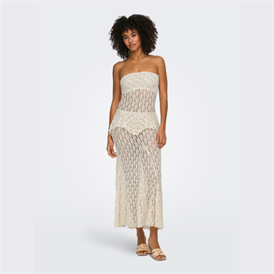 ONLY LAYA LACE LONG SKIRT JRS BIRCH - 15375833