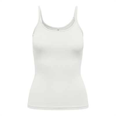  ONLY LOVE STRAP SINGLET HVID - 15126430