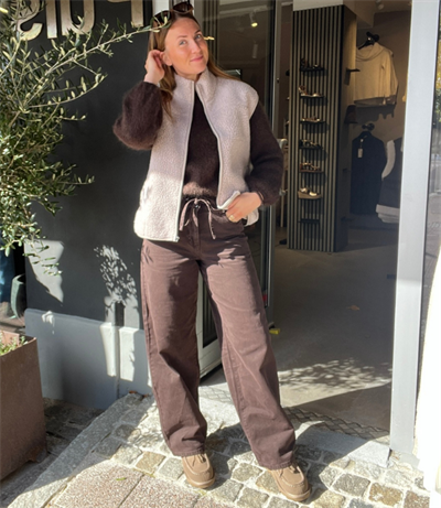 ONLY GIANNA MW STRAIGHT BROWN DENIM - 15370662 