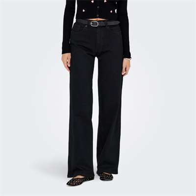 ONLY JUICY HW WIDE BLACK DENIM REA670 -15338858