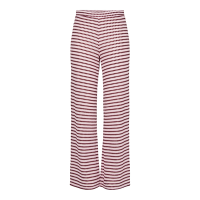 PIECES JEYA HW WIDE KNIT PANT PINK TULLE/ PORT ROYALE - 17163791