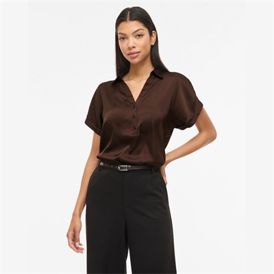 VILA ENNA RAVENNA TOP COFFEE BEAN - 14107405