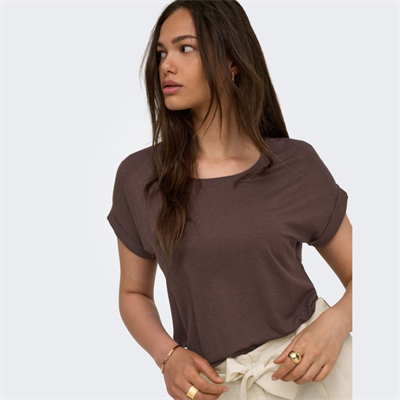 ONLY MOSTER DEEP MAHOGANY T-SHIRT - 15106662