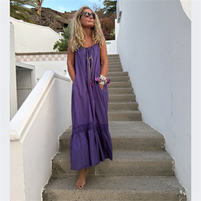 WAUW ELBA DRESS PURPLE - 1094