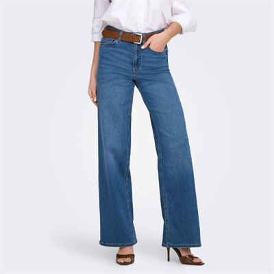  ONLY MADISON BLUSH HW WIDE MEDIUM BLUE DENIM - 15282980