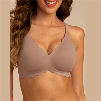 FEMI FEMME SOFTSCALLOP FULL COVERAGE BØJLEFI BH SOFT MOCHA - FF6001