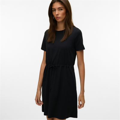 Vero Moda Luna ss short string dress black - 10325626