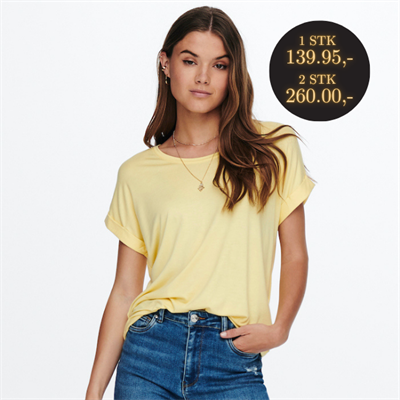 ONLY MOSTER PALE BANANA T-SHIRT - 15106662