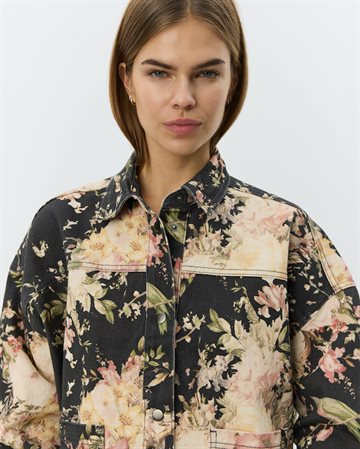 SOFIE SCHNOOR AMAYASW BOXY DENIM JACKET FLOWER MIX - S261126